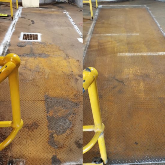 Steel floor replacement